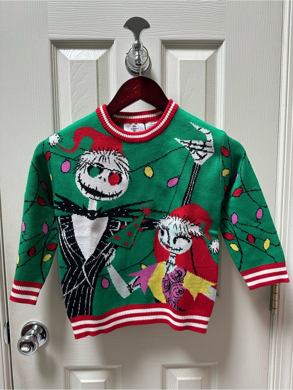 NWT Disney Nightmare Before Christmas Kids Sweater Size XS